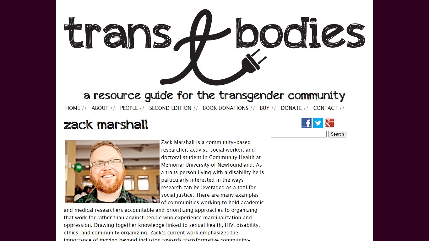 Zack Marshall | Trans Bodies, Trans Selves
